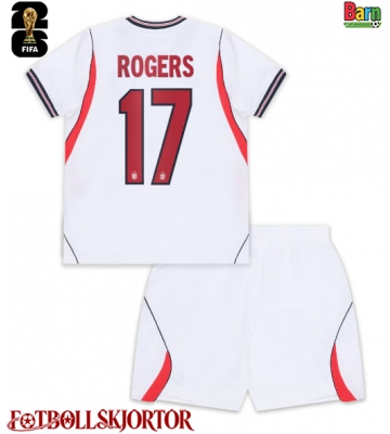 England Morgan Rogers #17 Hemmakläder Barn VM 2026 Kortärmad (+ Korta byxor)